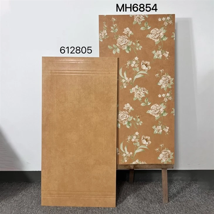 Honey Ochre Floral Porcelain Tiles best